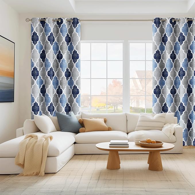 Beauoop 100% Blackout Curtains 108 Inches Long 2 Panels - Image 6