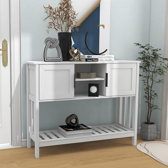 TaoHFE White Console Table - Image 5