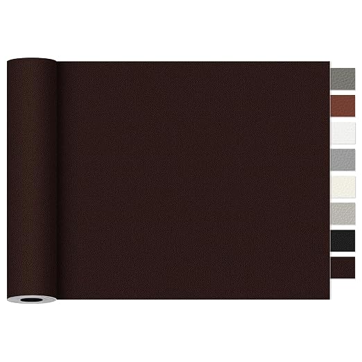 Leather Repair Tape, 16 x60 Inches Self Adhesive Leather Repair Patch，Leather by Unknown