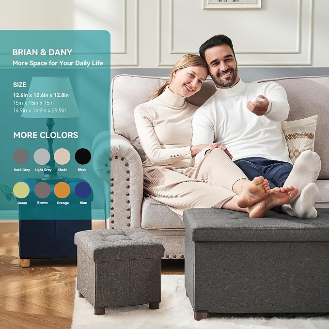 BRIAN & DANY Small Ottoman - Image 7