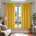 Deconovo Blackout Curtains, Thermal Insulated, W52 x L63 2 Panels, Back Tab by Deconovo