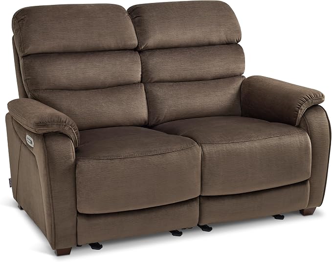 MCombo 61.6'' Wall Hugger Power Loveseat Recliner, Reclining Loveseat by MCombo