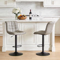 FIRAVOE Swivel Bar Stools Set of 2, Modern Adjustable Bar Stools by FIRAVOE