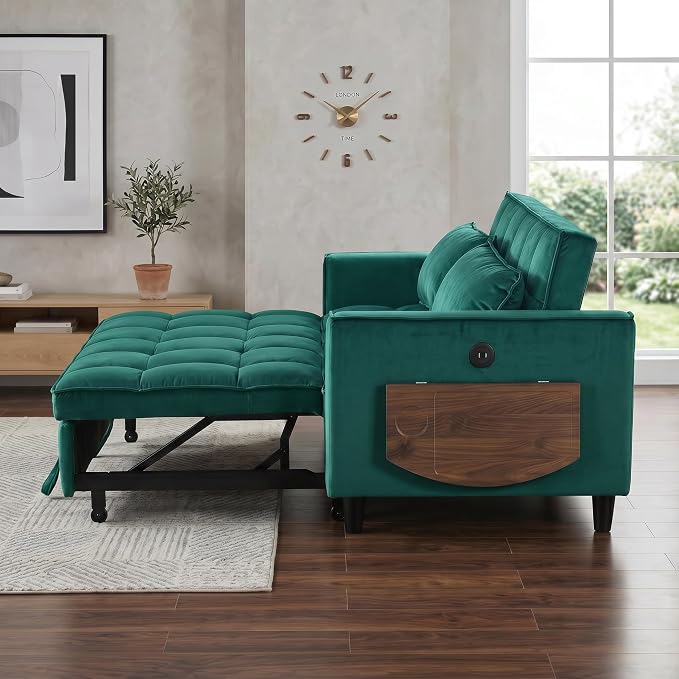 4 in 1 Convertible Sofa Bed, Pull Out Couch - Image 3