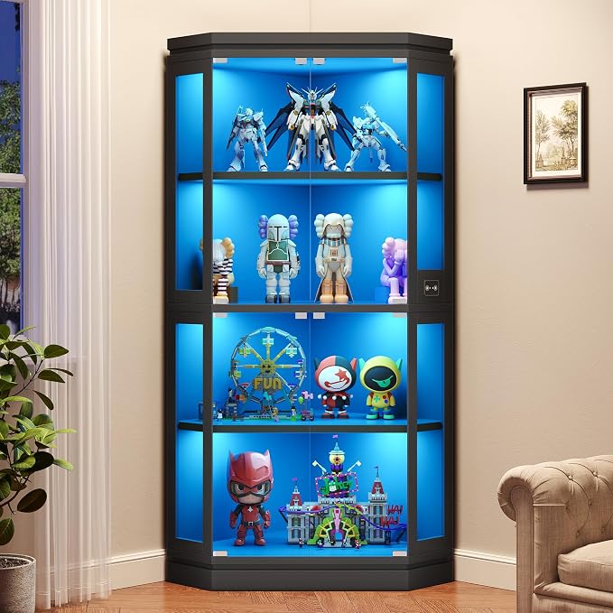 Jocoevol Corner Display Cabinet by JOCOEVOL