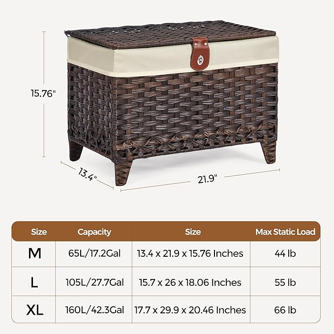 Honjourai Wicker Storage Basket - Image 7
