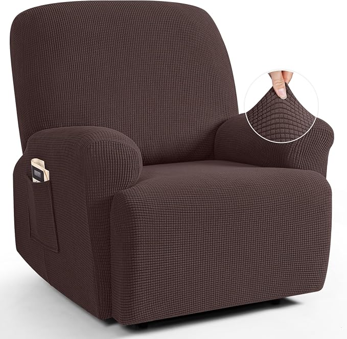 TAOCOCO Oversized Recliner Chair Covers, 1 Seater Streach Recliner Covers Soft by TAOCOCO