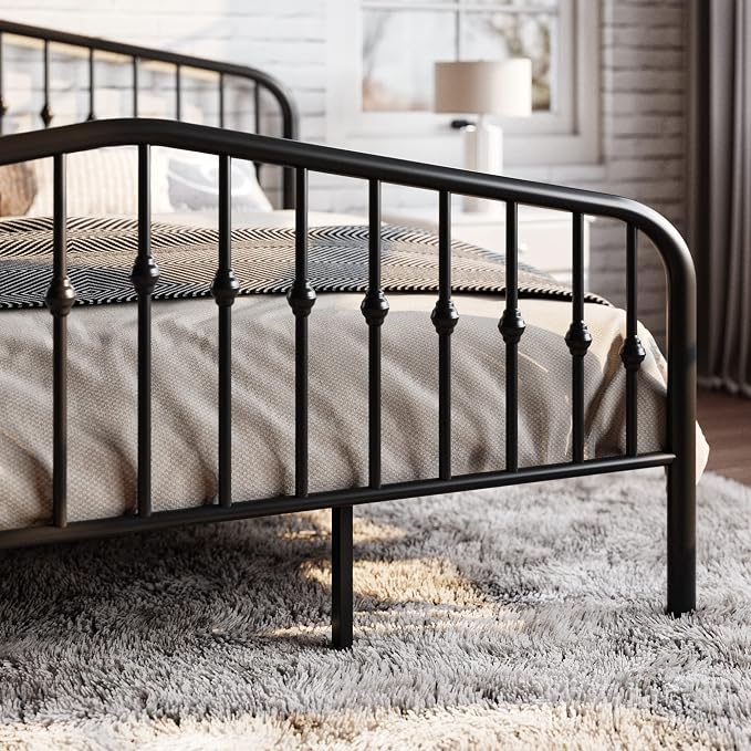SHA CERLIN Full Size Metal Platform Bed Frame - Image 8