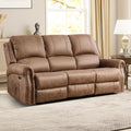 EBELLO Power Reclining Sofa for Living Room, Faux Leather 3 Seater Reclining by EBELLO