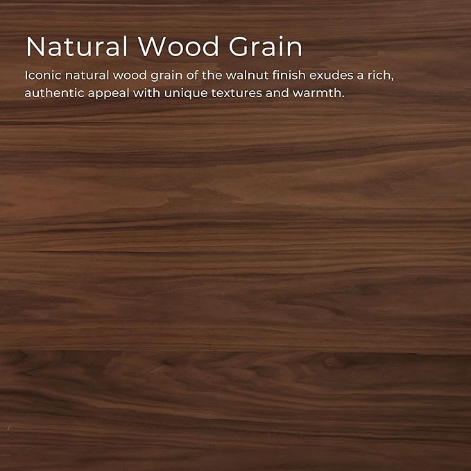 Furniture of America Callum Mid-Century Modern Solid Wood 2 Piece Brown Round - Image 7