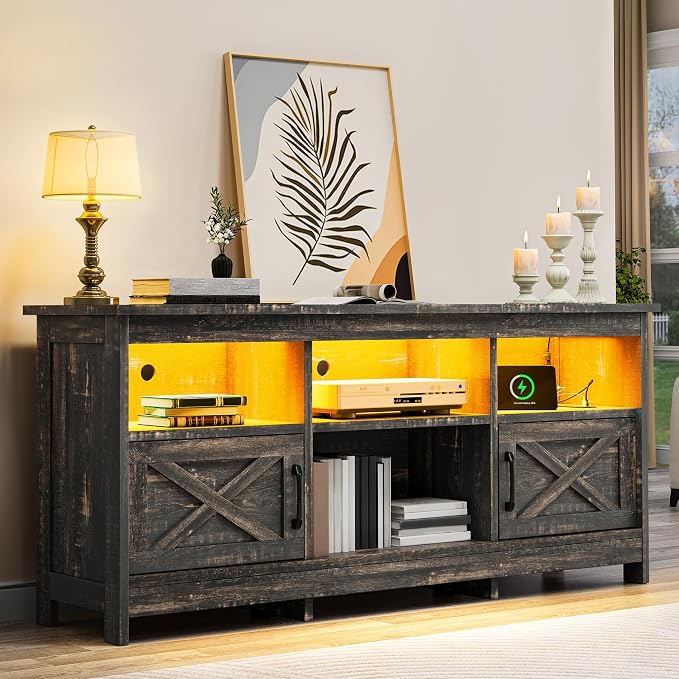 YITAHOME TV Stand for 65 Inch TVs, Entertainment Center - Image 3