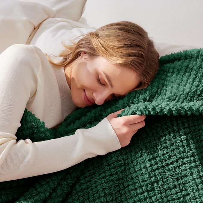 Whale Flotilla Queen Size Fuzzy Fleece Blanket - Image 2