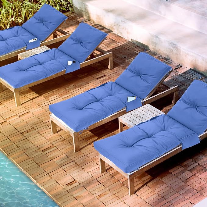Kigley Outdoor Chaise Lounge Cushions - Image 7