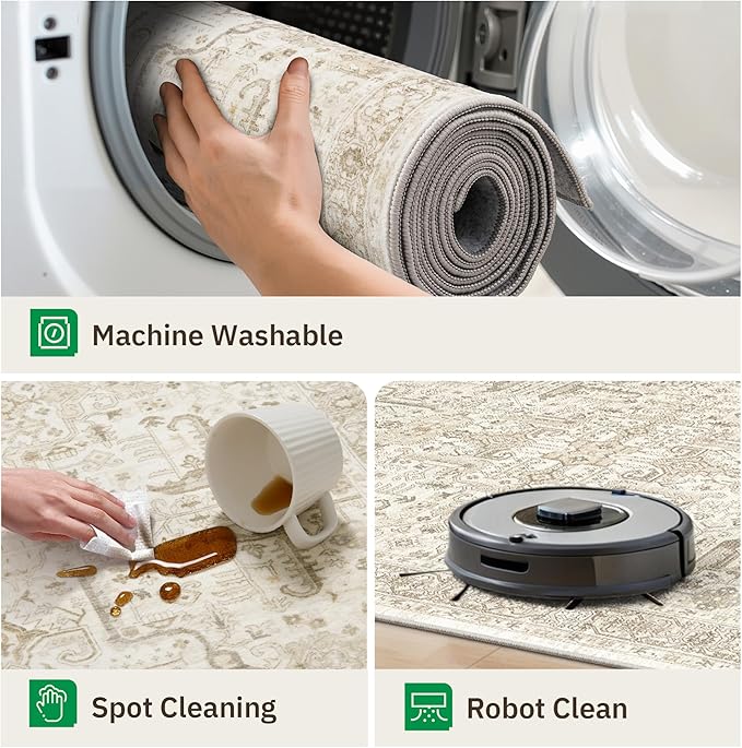 Washable 2x3 Entryway Area Rug - Image 4