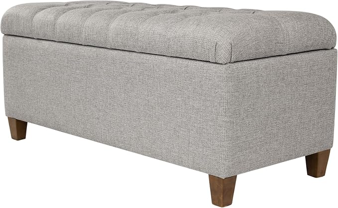 Homepop Home Decor Tufted Ainsley Button Storage Ottoman Bench - Image 10