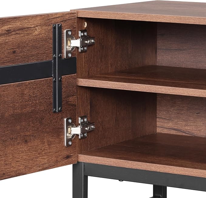 WAMPAT Modern TV Stand for 50-75 Inch TVs, Wood Entertainment Center - Image 6
