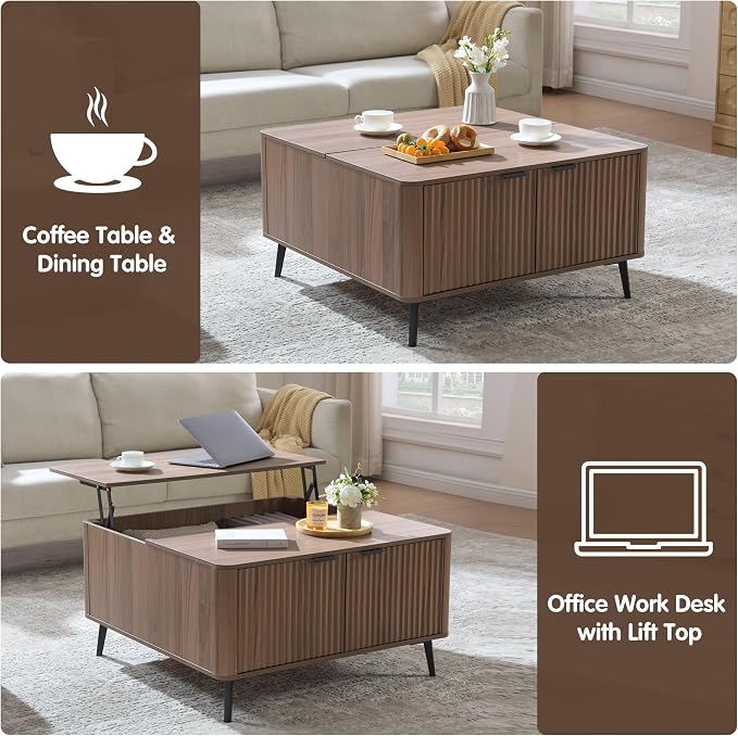 Fatmok Large Lift Top Coffee Table - Image 6