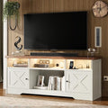 Casaottima TV Stand for 65 Inch TV, Farmhouse Entertainment Center by Casaottima