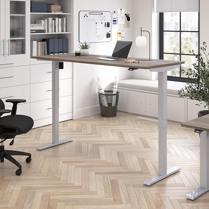 Bush Business Furniture 72-inch Electric Height Adjustable Standing Desk - Image 2