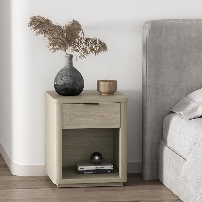 Eco-Friendly Nightstand in Natural Finish Made from Sustainable Wood - Image 2
