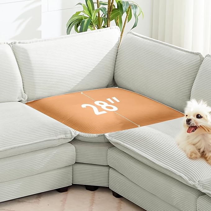 ROWHY 150'' Modular Sectional Corner Cloud Couch, 7 Seater Sofa Big Comfy - Image 3
