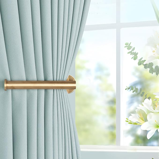 Groleca 6 Pack Adhesive Curtain Holdbacks Curtain Tie Backs Curtain Holdbacks - Image 6