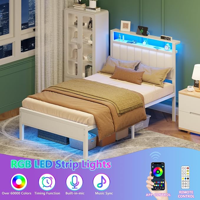 Furnulem Twin Size Bed Frame - Image 4