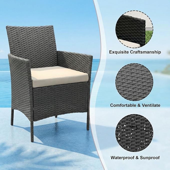 GarveeLife 3 Pieces Patio Furniture Set, Outdoor Furniture Sets - Image 5