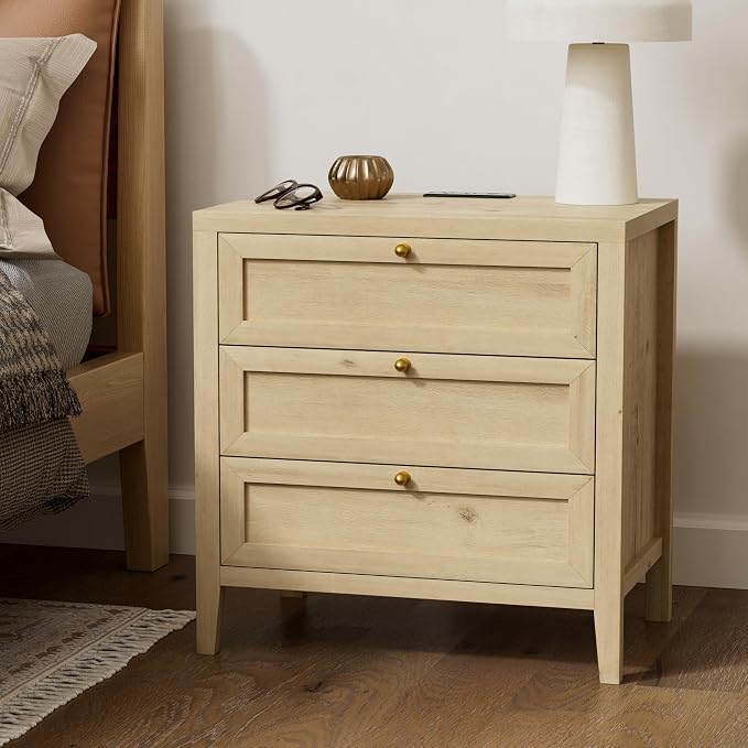 EYYTHUNG Farmhouse Night Stand - Image 5