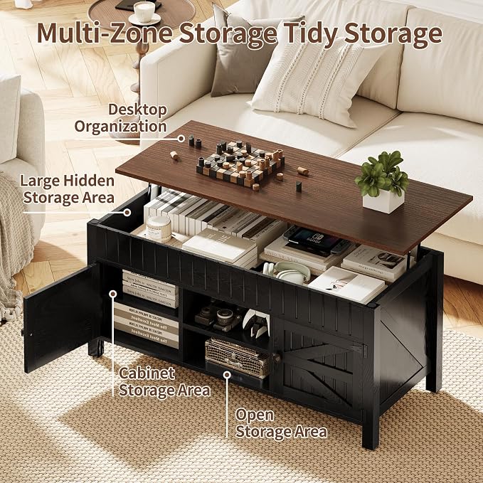 47.3" Lift Top Coffee Table - Image 3
