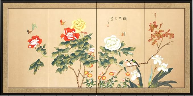 Oriental Furniture Butterflies in the Garden by RedLantern