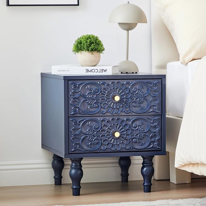 Nightstand, Farmhouse Bedside Table - Image 2