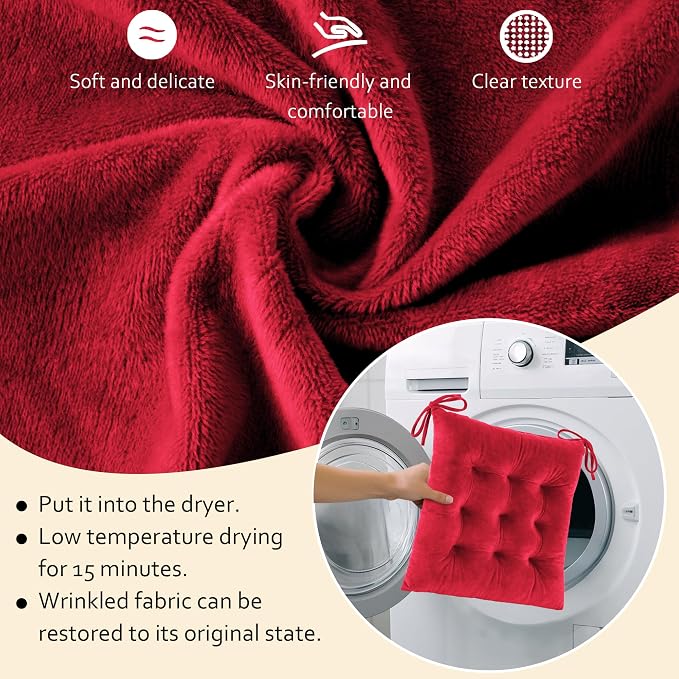 ELFJOY Rocking Chair Cushion Large Rocking Chair Pads - Image 4