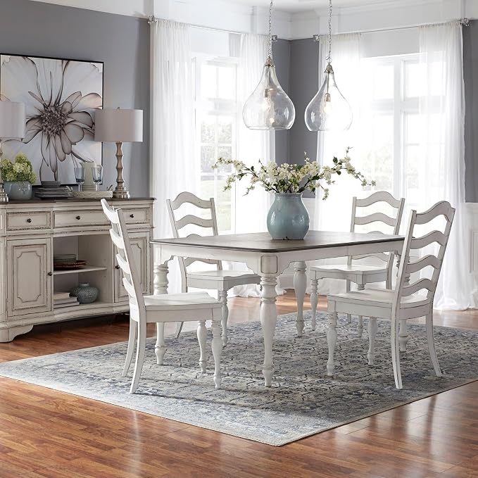 Liberty Furniture Magnolia Manor 5 Piece Leg Table Dining Room Set by LibertyFurniture