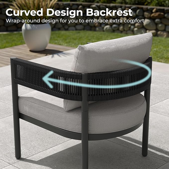 Grand patio 4-Piece Outdoor Conversation Set - Image 2