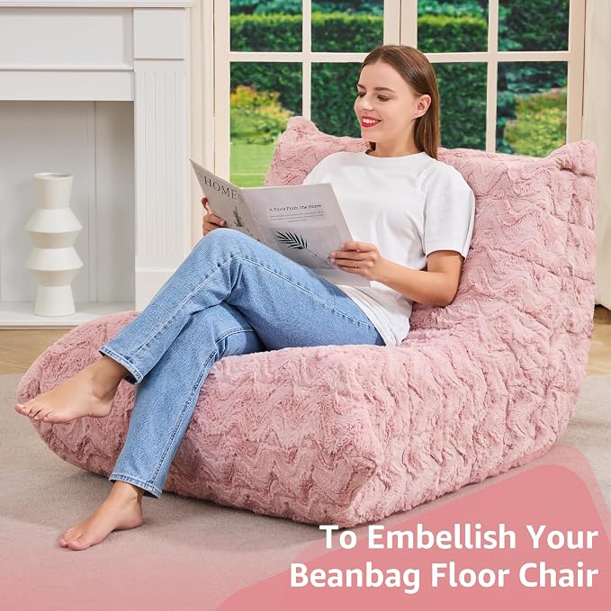 Bean Bag Chairs for Adults Giant Bean Bag Chair Memory Foam BeanBag Chair Bean - Image 6