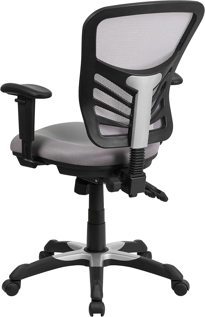 Flash Furniture Nicholas Mid-Back Swivel Office and Gaming Chair, Ergonomic - Image 5