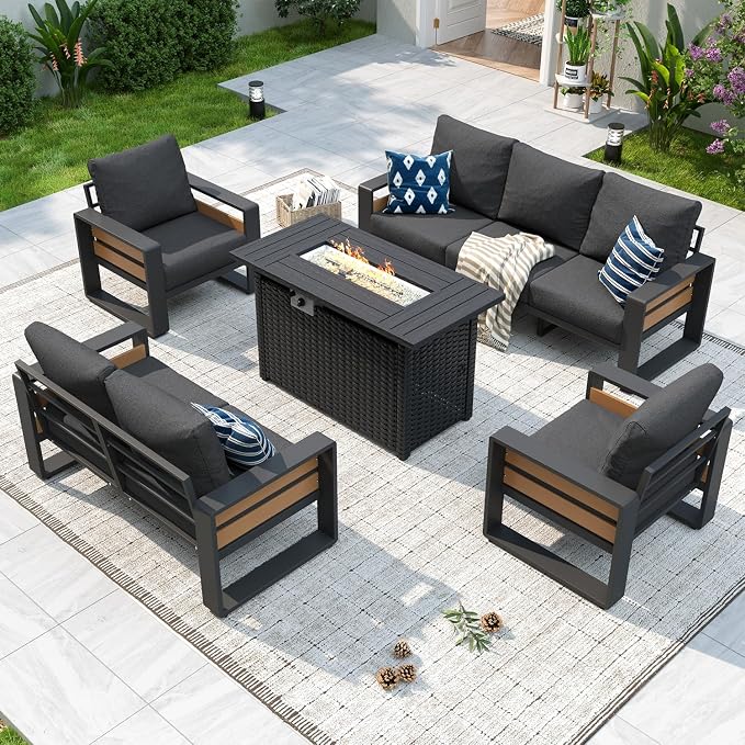 Aoxun Aluminum Patio Furniture Set by Aoxun