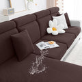 Smiry Waterproof Couch Cushion Covers, Stretch Jacquard Sectional Couch Covers by Smiry
