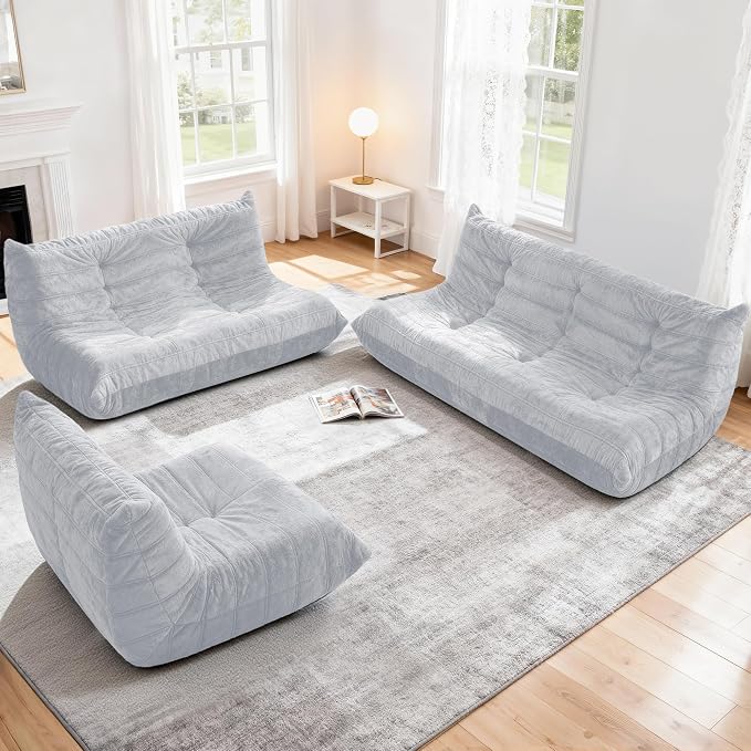 Bean Bag Loveseat Chair Big Sofa Beanbag Chair - Image 8