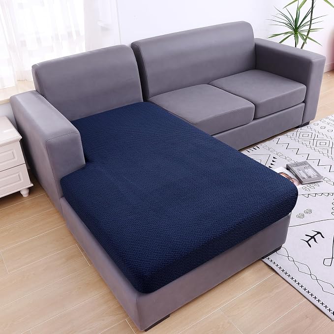 Smiry Waterproof Couch Cushion Covers, Stretch Jacquard Sectional Couch Covers - Image 5