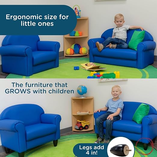 Children's Factory As We Grow Chair and Couch, Flexible Classroom Seating - Image 3