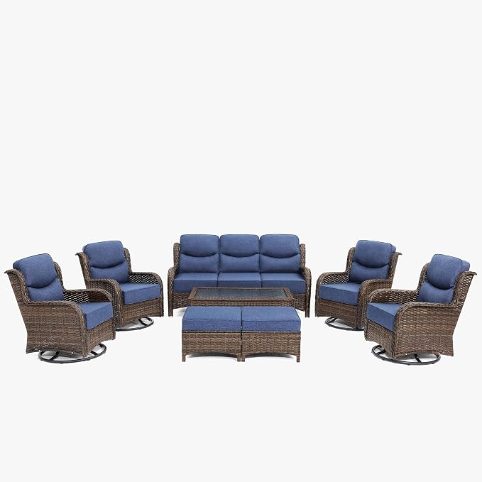 HILLGA Luxury High Back Patio Furniture Set - Image 8