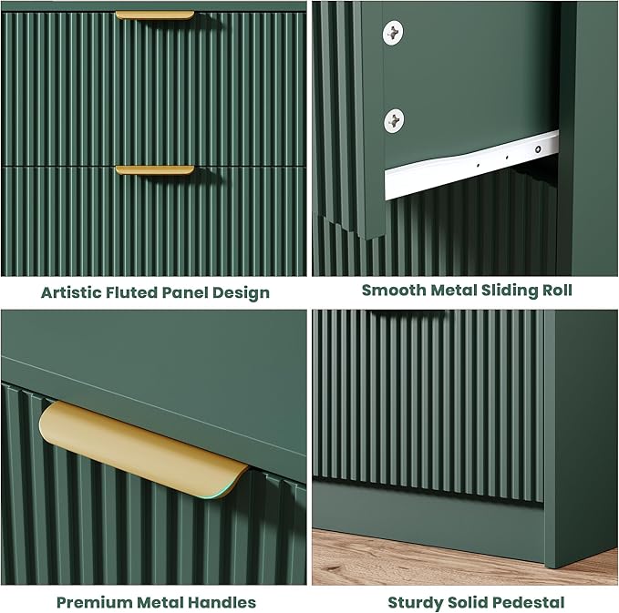 Garvee 5 Drawer Dresser for Bedroom - Image 4