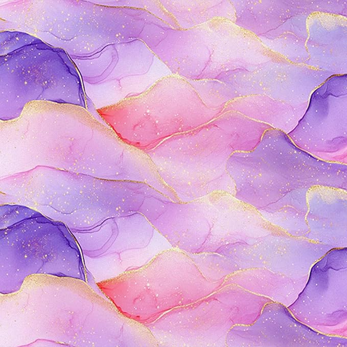 HOMETITUTE Pastel Watercolor Wallpaper Peel and Stick Purple Pink Gradient - Image 2