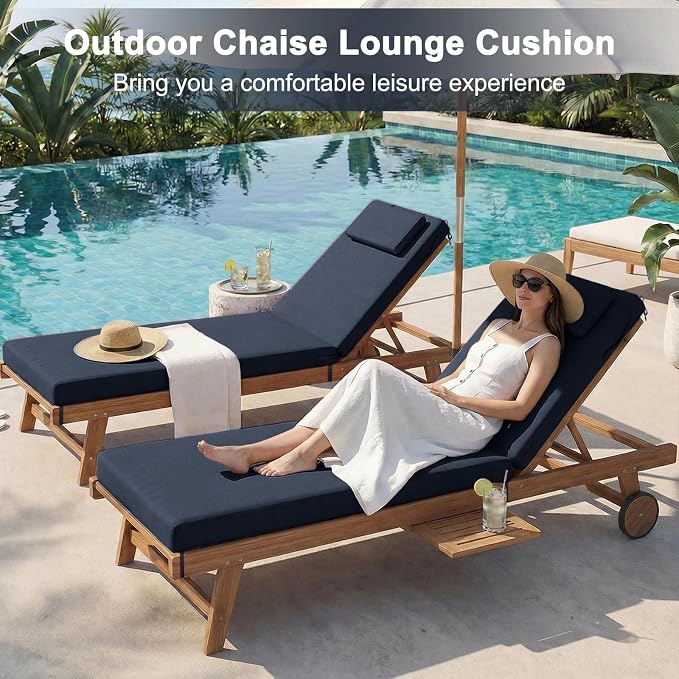 Outdoor Lounge Chair mat, 72 inches x 21 inches, Waterproof Chaise Lounge - Image 7