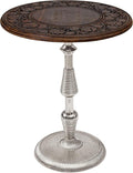 Side Tables-Hand Carved Vintage Boho Folding End Tables by TheWoodenTown