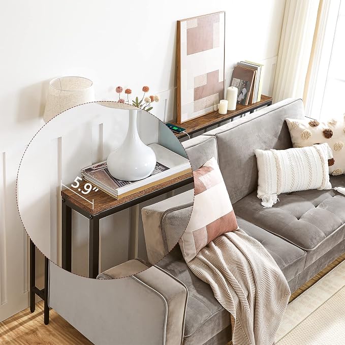 MAHANCRIS 70.9 Skinny Console Table - Image 2