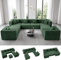 MONVANE Modular Sectional Sofa, Oversized 8 Seat Convertible U Shaped Couch by MONVANE