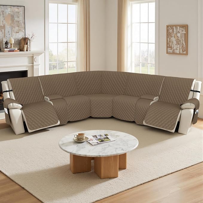 Arfntevss Recliner Sectional Couch Covers 1OO% Waterproof L Shape Sofa Cover - Image 7